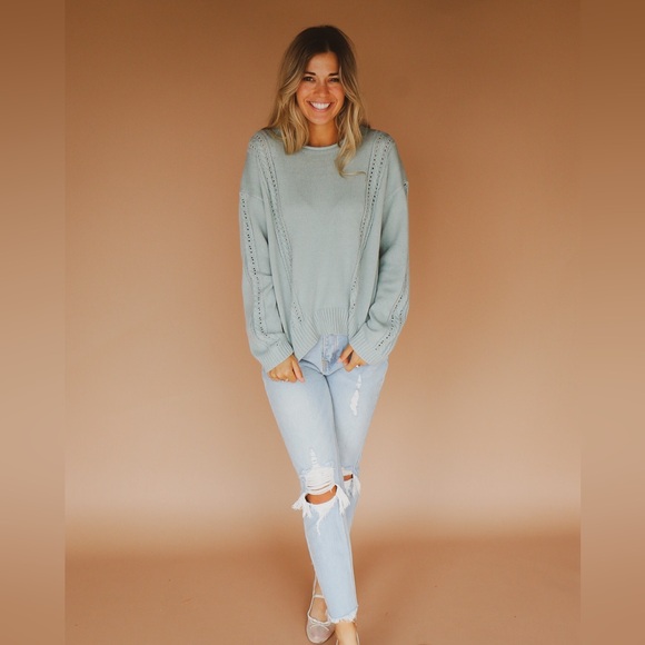 sage sweater - Picture 4 of 7